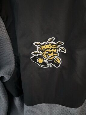 Wichita State Shockers Rivalry Threads Full Zip Sweater/Fleece Grey - Men’s L Lg